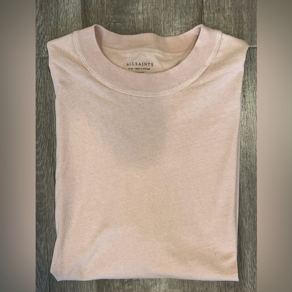 All Saints Pink Oversizes Shirt
